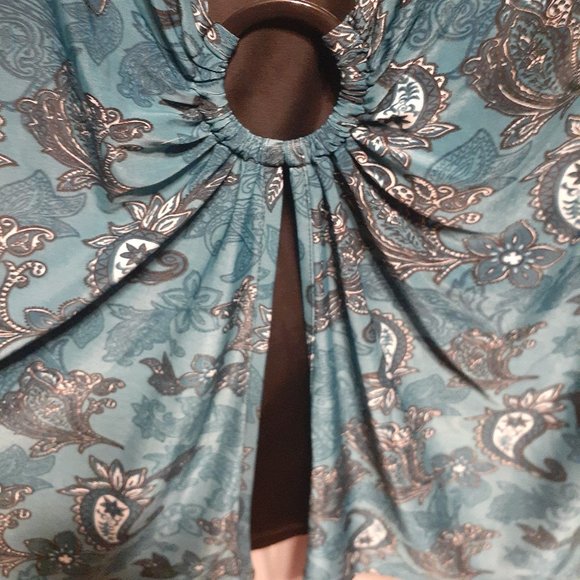 NWOT - George Classics Paisley Top - Picture 2 of 7